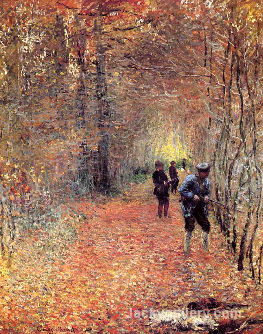 Hunting by Claude Monet paintings reproduction